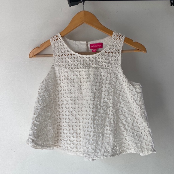 Lilly Pulitzer for Target Other - Lilly Pulitzer x Target XL Girls’s Eyelet Crop Top